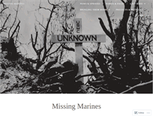 Tablet Screenshot of missingmarines.com